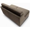 ROUBAIX - Canapé lit sans accoudoirs 2 places - Tweed - Couchage 120 x 190 cm - Largeur 150 cm